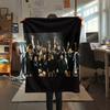 All Blacks,pattern Flannel Blanket, High quality Comfortable for All Seasons, Home Decor, Warmth and Comfort, Perfect for Gifts.
