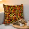 The Republic Of Ghana Kente Cloth Cushion Cover Linen SkinFriendly Soft Decorative Case For Sofa Home Decor Pillow Cover