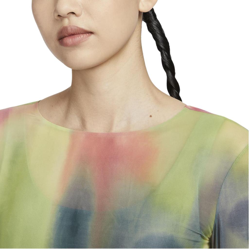 Nike Dri-Fit Artist Collection Comfortable Soft Crew Neck Long Sleeve T-Shirt Women Tops Daisy-Pink HF6737-629