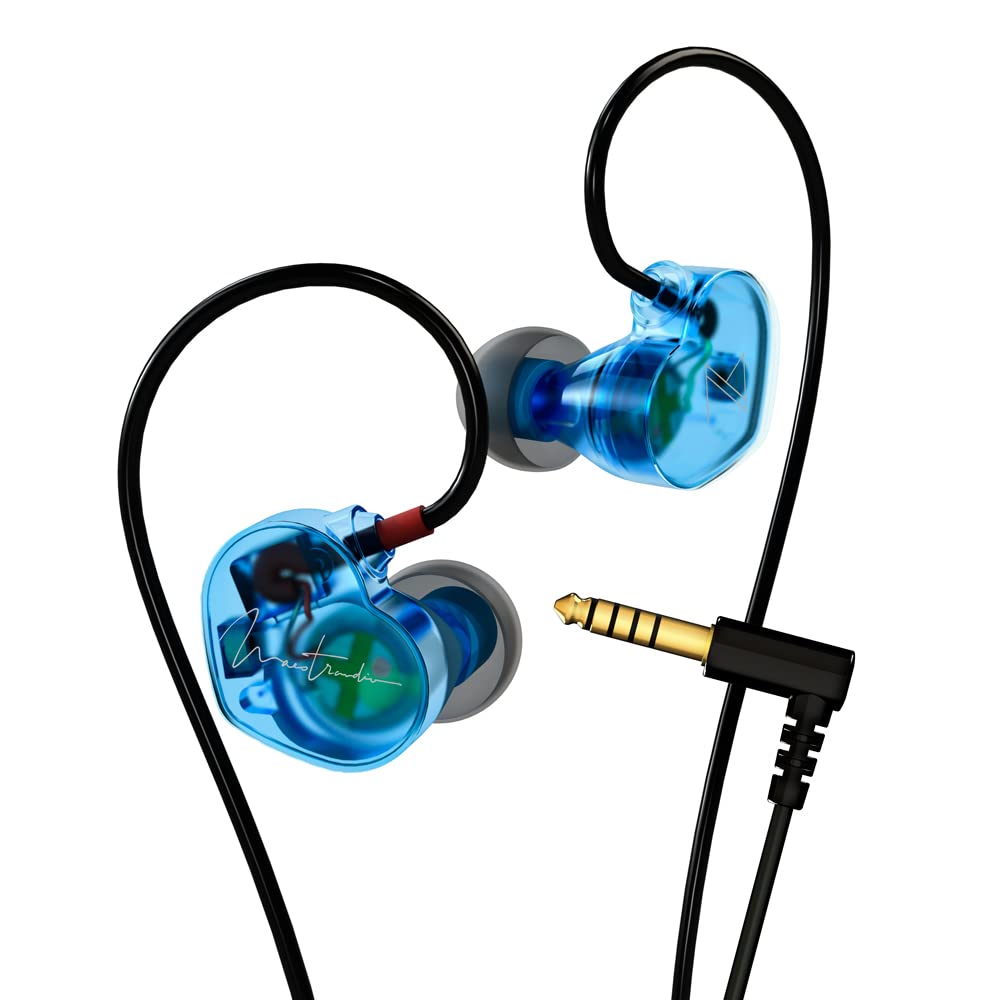 Maestraudio Maestraudio MA910SB Aqua Blue with 10mm Graphene Coated Dynamic Equipped with Passive Ceramic Coated Tweeter RST HDSS Made In Japan 120cm