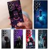 Чехол для Samsung Galaxy S26 S23 S24 Plus S21 FE S20 S10 S9 Note 20 Ultra 8 9 10 S25 Ultra Funda Чехол для телефона Marvel Крутой Черный