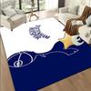 1PC Tottenham Crest Design Floor Mat for Living Room, Game Rooms, Office, Bedroom, Office Floor Mat Playful Design, Christmas fan gifts