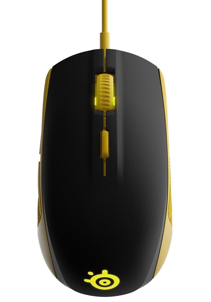 Мышь SteelSeries Rival 100 Proton Yellow 62340 []Игровая