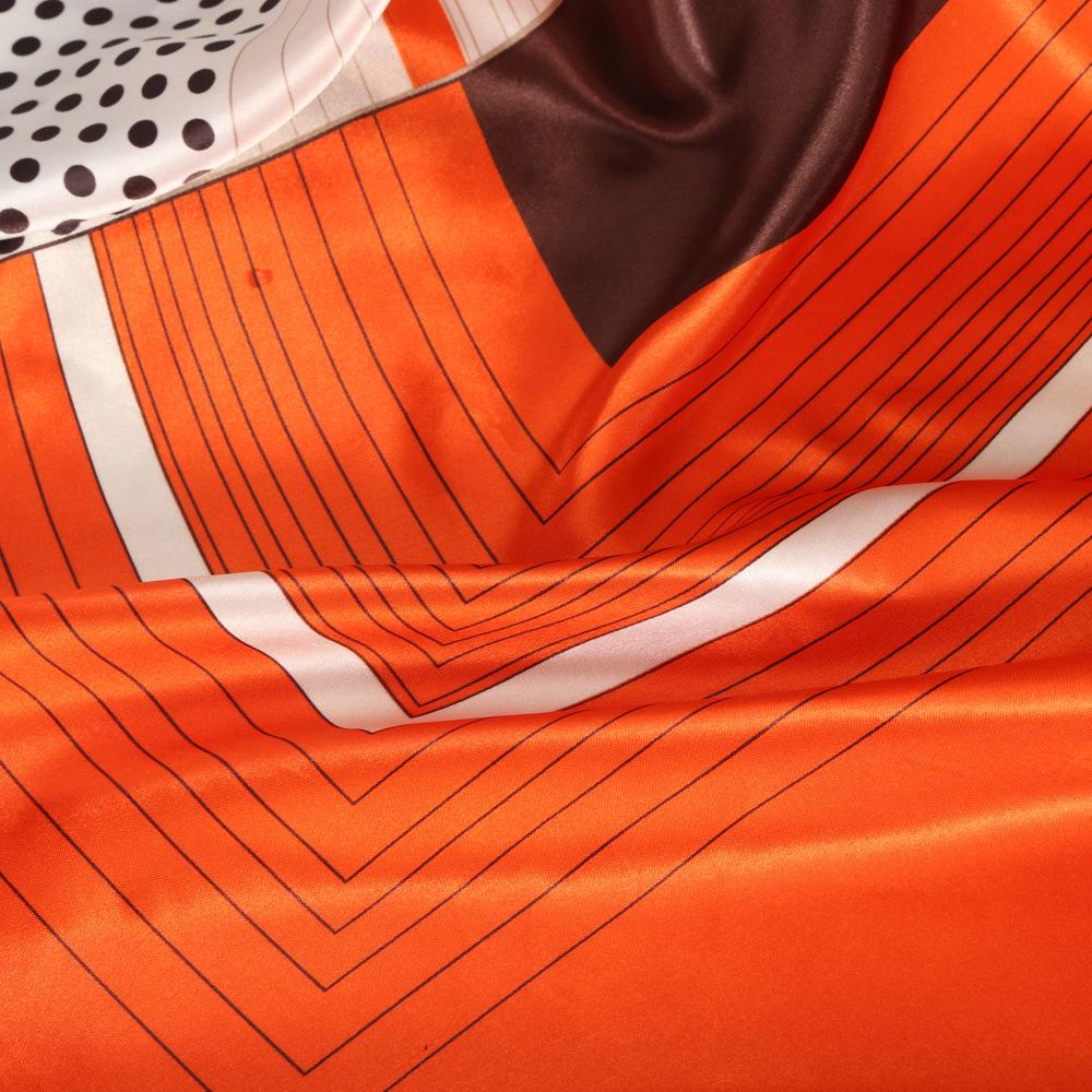 High-quality Luxurious Silk Scarves Headband Scarfs Neck Scarf For Women Chain Silk Scarf Women's Decorative Shawl