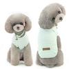 Comfortable Striped Dog Cat T-Shirt Polyester Cotton Blend Breathable Classic Design Spring/Summer/Fall 5 Colors Available Hand