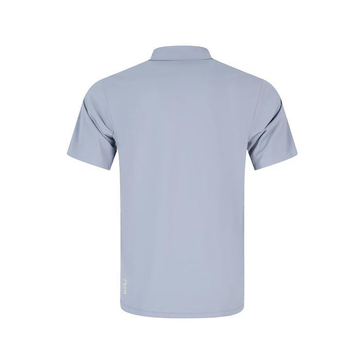 Asics D.Fresh Sports Lifestyle Series Moisture-Wicking Pullover Short Sleeve Polo Shirt Men Tops Gray Blue 2031F134-400