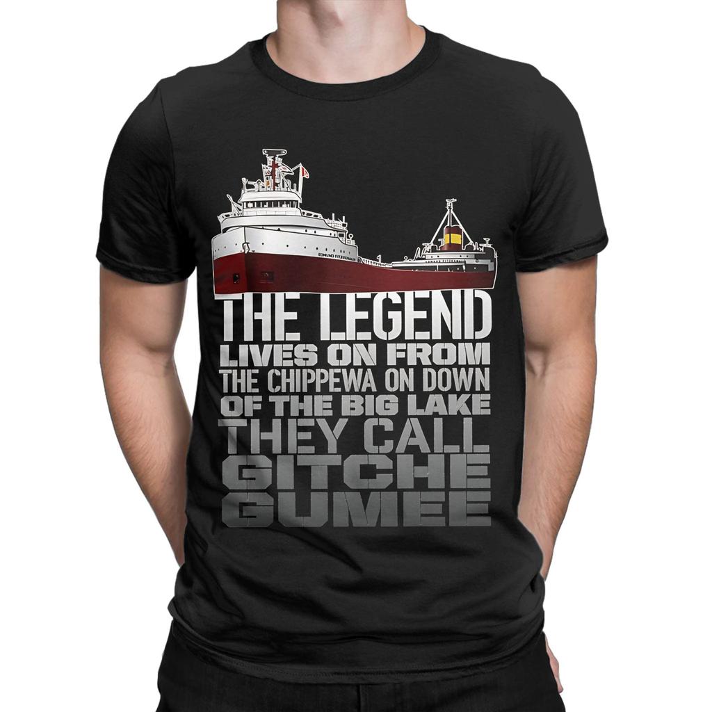 Oversized T-Shirt Summer The Legend Lives On Novelty T-Shirts Pure Cotton Tee Shirt for Man Awesome Print Short Sleeve Tees