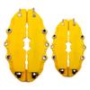 Car Caliper Cover Kits 3D Style Accessories Brake Caliper Front/Rear Replacement YELLOW Parts Accessories