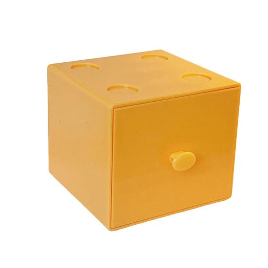 Легкий футляр для хранения, прочная конструкция, практичная квадратная коробка для ручек для макияжа, корзина для мелочей