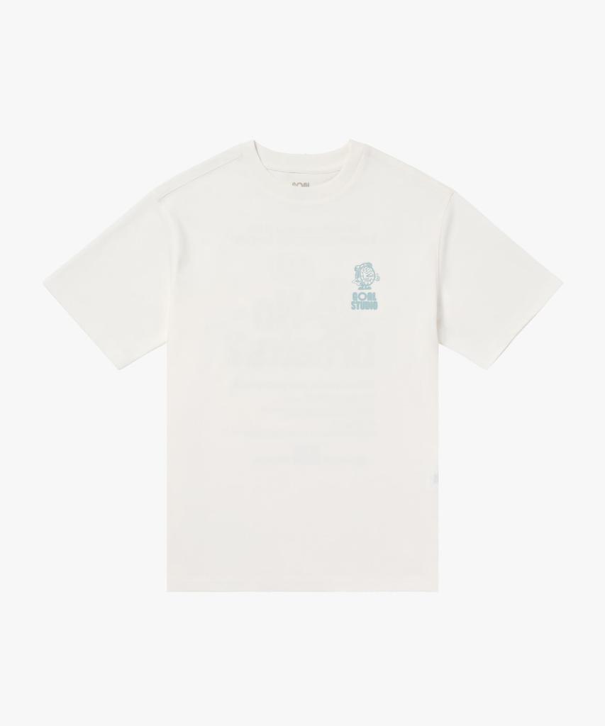 GOALSTUDIO футболка с сеткой Airmesh No Breaks Цвет Off White