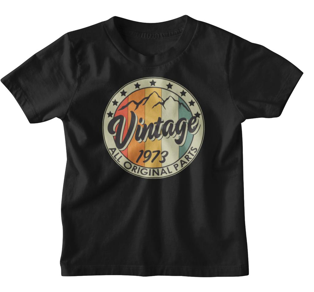Tee 50th Birthday T-Shirt Mens Womens Tees Top Vintage Mountain 1973 2023 Men's 50 Years Gift