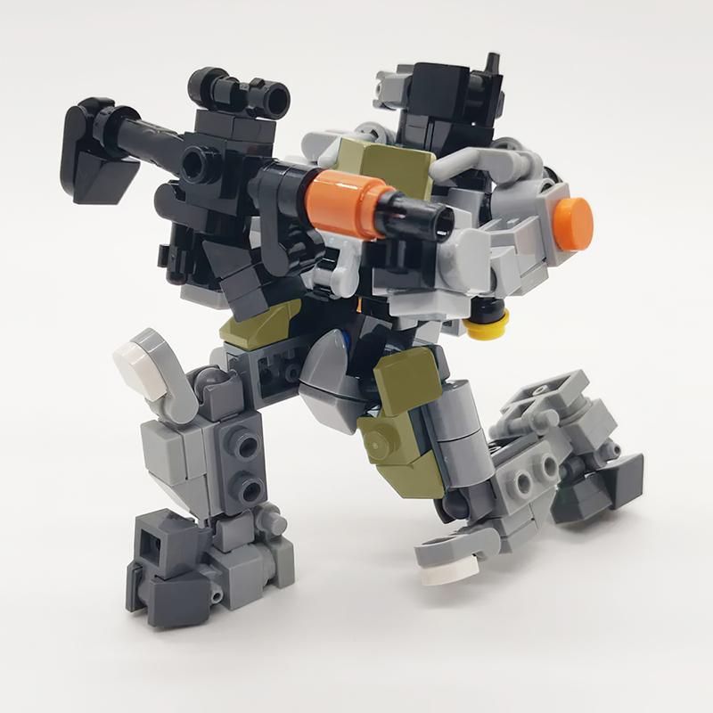 MOC Игровой Brickheadz Костюм Быстрого Реагирования Строительные Блоки