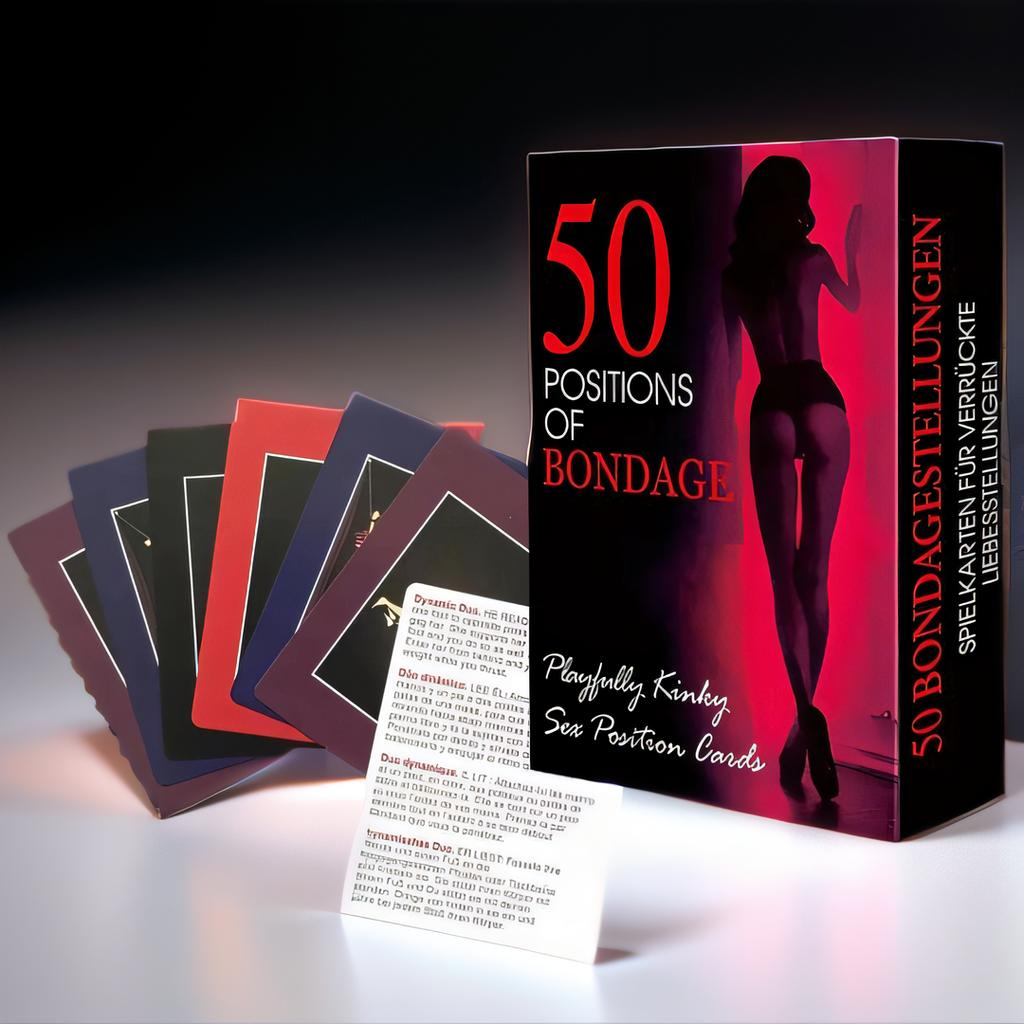 Sex Card Game Adult Board Game Explore 50 Kinds of Card Play Bedroom Commands for Valentine's Day Couples Party Naughty Gift