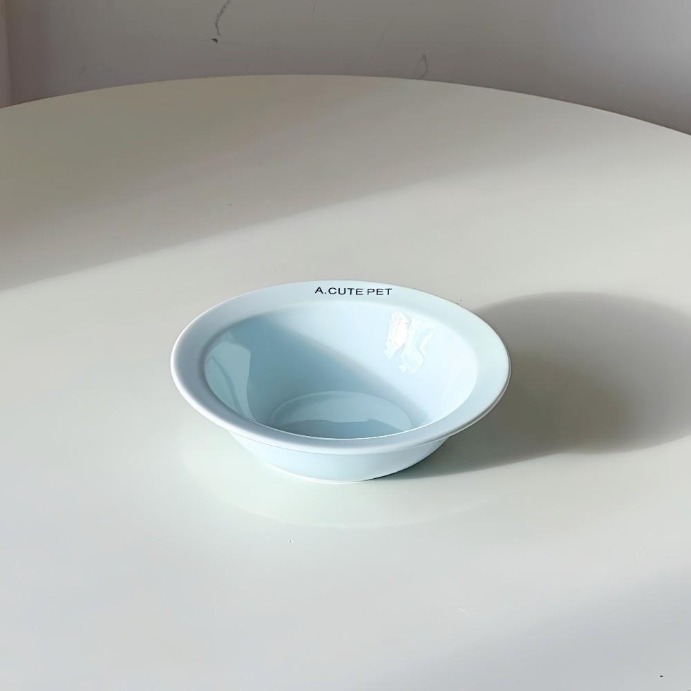 Solid Color Bowl Stand Holder Large Diameter Pet Double Food Bowls Cat Accessories