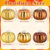 Christmas Ornament Garden Decoration Pumpkin Shape Exquisite Christmas Decoration Party Decoration 6/12PCS