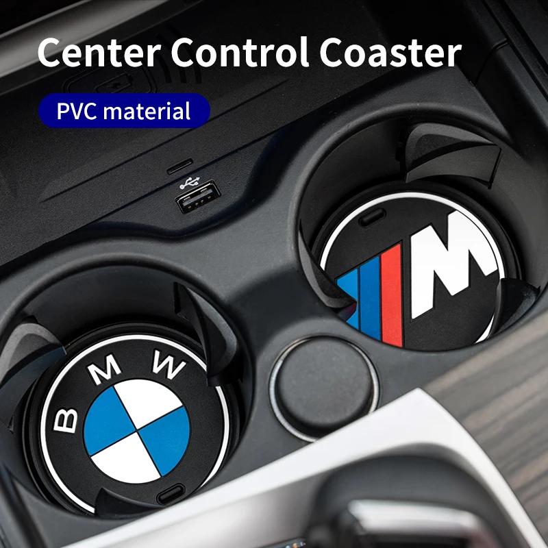 Car Sticker Hot 2025 M Power Car Coasters Silicone Anti-Slip Water Cup Mat For BMW X1 X2 X3 X5 X4 X6 X7 G30 G20 G32 G11 G12 F40