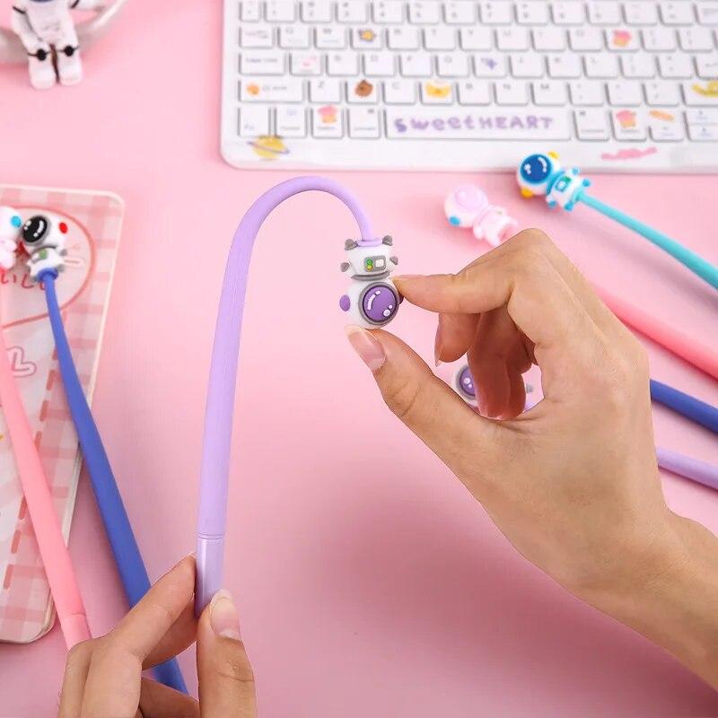 1 Piece Stationery School Supplies Cute Creative Soft Astronaut Office Sweet Pretty Gel Pen