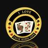 Las Vegas JK poker chips, commemorative medals, gold coins, badges, creative pressure card chips, small gifts