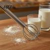 Soup Flavor Mixer Double Head Whisk, Stainless Steel Mixing Muddler, Handheld Blender Miso Dissolver Spoon for Paste Cream Eggs, Easy Clean