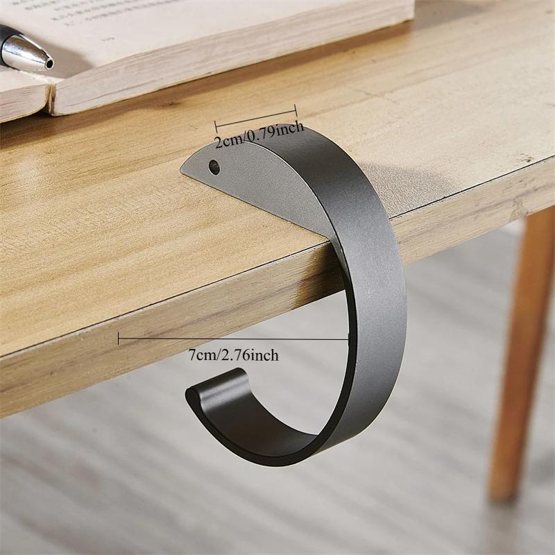 Вешалка для настольной сумки, переносная вешалка для сумки, школьный офисный крючок для сумки, настольная вешалка для рюкзака, бесплатная стойка для сумок на боку стола