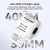 40x30mm Direct Thermal Sticker Labels, Self-Adhesive All-Purpose Label Maker Tape, Refills Standard Laminated Office Labeling
