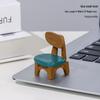 Милая фигурка лягушки из мультфильма Rui Jie: Настольное снятие стресса и офисное украшение