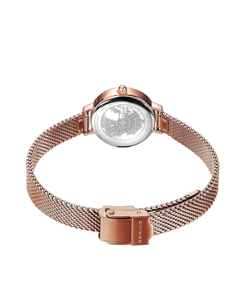 [Bering] Классические мини-часы 11022-360 женские золотые