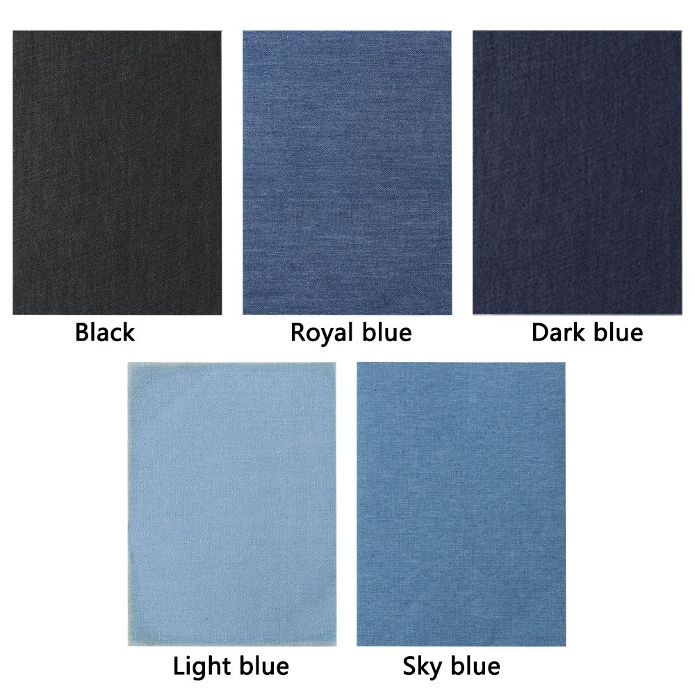 Самоклеящиеся джинсовые украшения, утюг на заплатке, наклейки на одежду, ремонтные заплатки для джинсов, джинсовые заплатки