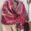 Cashmere Scarf for Women In Winter Korean Style  Versatile  Thickened Shawl and Dual Purpose Scarf