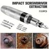 Hand Tools 7/13pcs Manual Impact Screwdriver Nut Strike Impact Driver Disengage Frozen Bolts