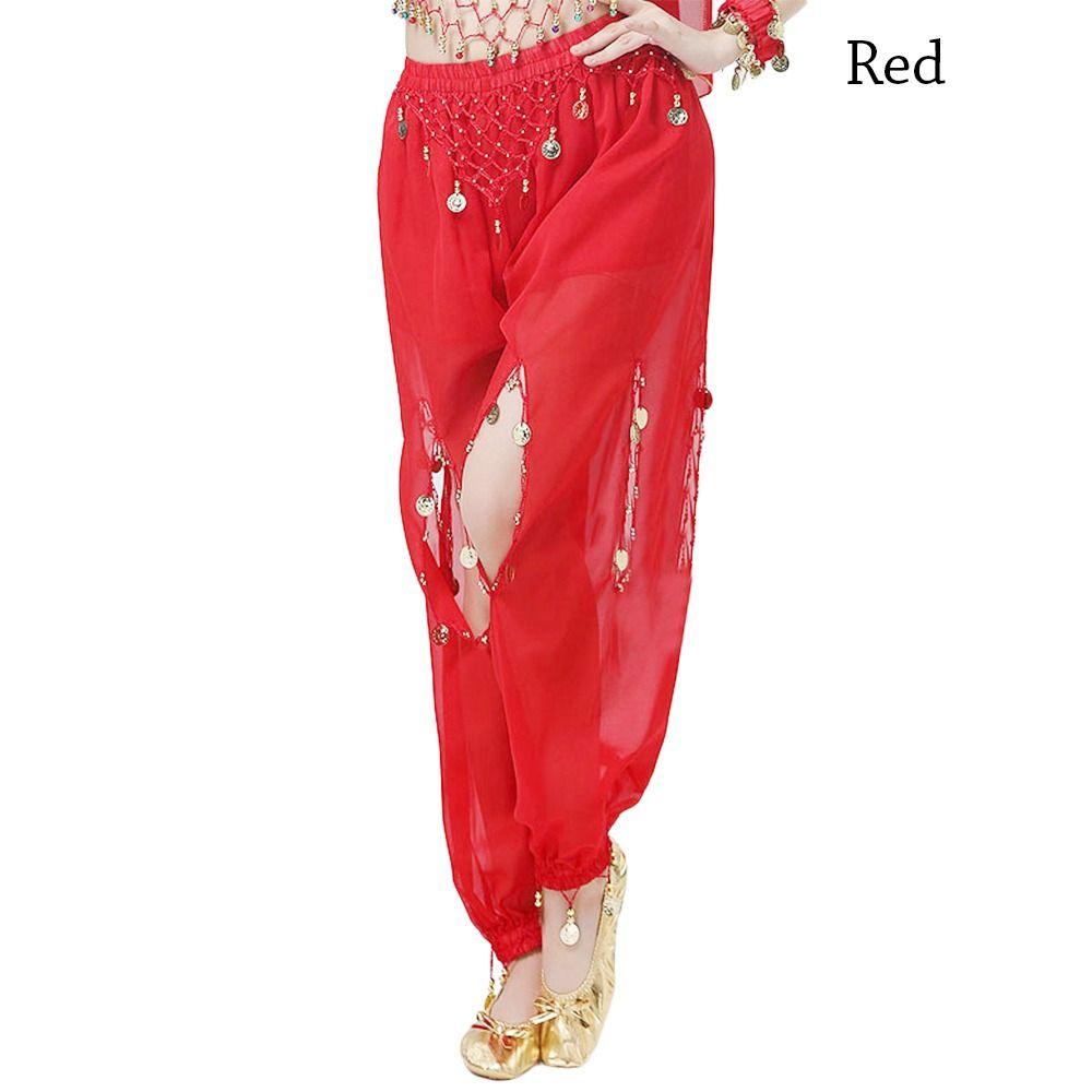 Belly Dance Accessories Shining Sequins Show Costumes Belly Dancing Pants Dancing Trousers Bloomers