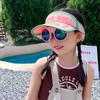 UV Protection Sun Hat with Sunglasses Baseball Cap Cartoon Children's Caps