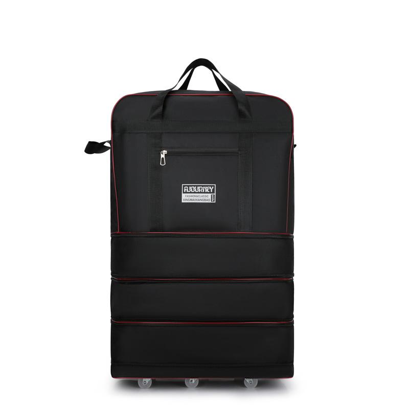Дорожная сумка, сумка на колесиках, складной чемодан для багажа, многослойная сумка для хранения, дорожная сумка из ткани Оксфорд для переезда