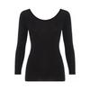 Triumph Soft Cotton Innerwear Sleeve Top 0004 Size M 100% 5310, 3/4 (Black),
