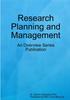 The Research Planning and Management Book