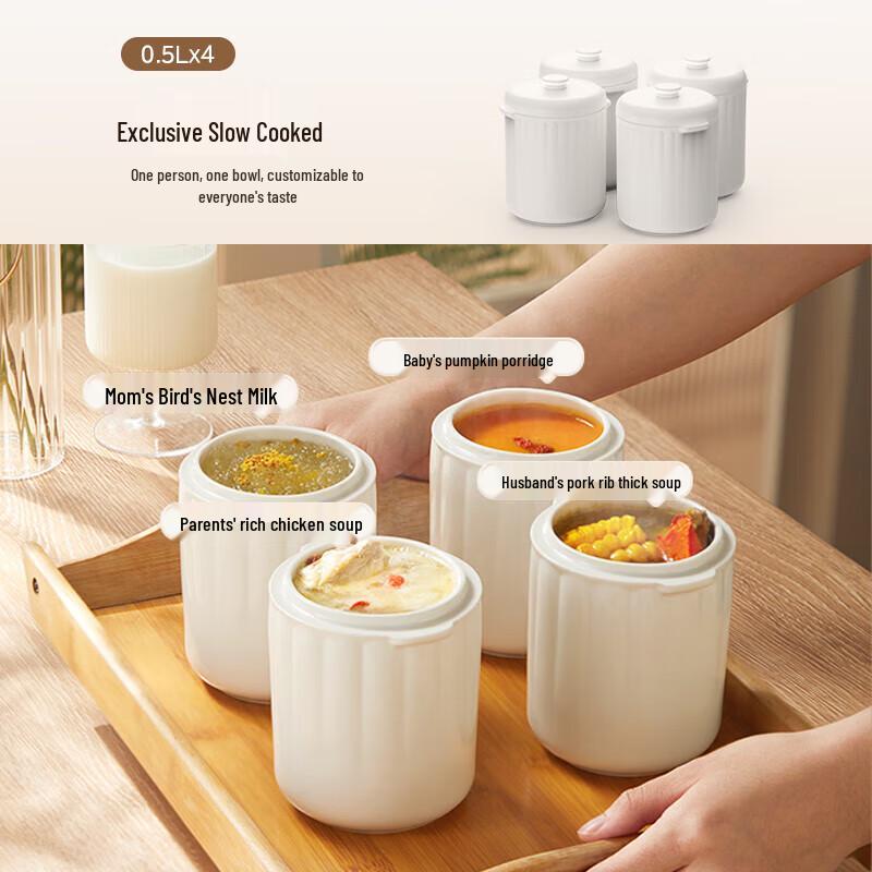 Midea 2.5L Electric Stew Pot with Steamer CN plug (adapter included)