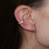 OURPIERRE GRANITO EARCUFF S SILVER