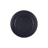 Black Vintage Inox Round Plate, 213mm, Made In Japan, Perfect for Cafes and Restaurants, Round Stainless Steel Plate with Aged Finish, Shatterproof,