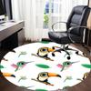 1pc Toucan Pattern Chair Carpet for Office, , Non-slip carpet, Very suitable for offices, farmhouses,Outdoor carpet yy251120041