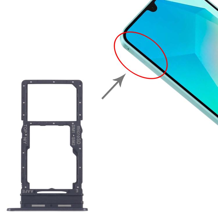 Для Samsung Galaxy A16 SM-A165F оригинальный лоток для SIM-карты + лоток для SIM-карты / карты Micro SD