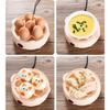 Electric Egg Steamer Compartment Cooker With Auto Shut Off For Perfect Hard Soft Boiled Eggs Kitchen Tool Power Protection for Breakfast