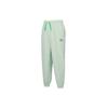 Originals Trefoil Woven Pants With Cuffed Hem And Loose Fit Women Bottoms Linen-Green IK8629