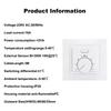 MINCO HEAT Электрический MK05 Комнатный Термостат 220В 16А Контроллер Температуры для Системы Теплого Пола