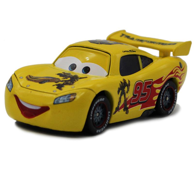 Disney Pixar Cars No.95 Молния Маккуин Модель автомобиля Металлические игрушки и хобби Для детей Для мальчиков Для малышей и детей Дети Подарок на день рождения Игрушечные машинки и поезда