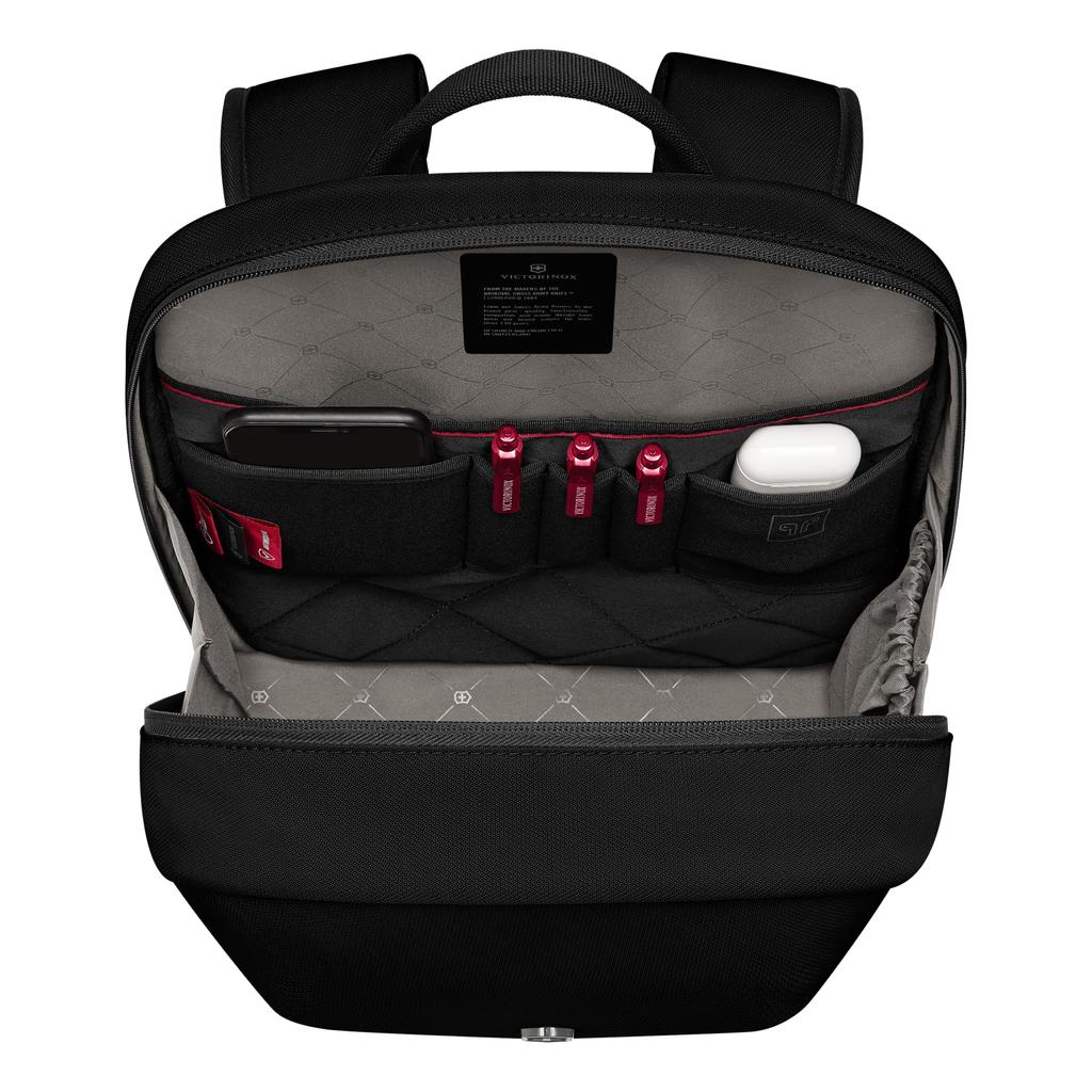 VICTORINOX Altmont Modern City Daypack Backpack 15.6 Inch Laptop Sleeve Antimicrobial Lining 16L Black 653542