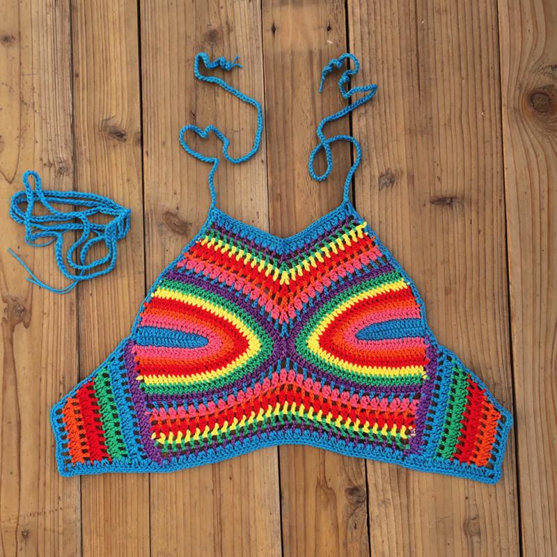 Handmade Bohemian Crochet Beach Bikini Top