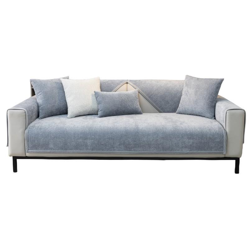 Thickened Winter Sofa Cushion, Winter Cat-like Sofa Cover, Cream-style Sofa Cushion, Universal Anti-slip Cushion for All Seasons