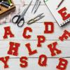 26 шт. Самоклеящиеся бархатные нашивки-буквы A-Z, Бархатные буквы для одежды, ткани, обуви, сумок