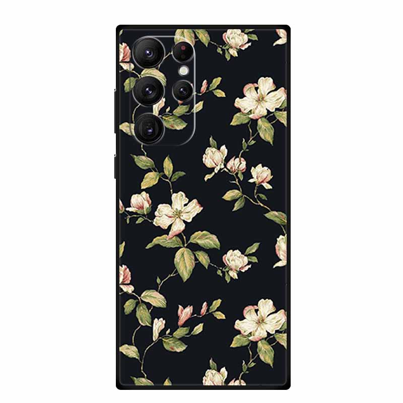For Samsung S23 Ultra Phone Case Cover S23Ultra Black Silicone Soft Back Case For Samsung Galaxy S22 S23 Ultra Case S 23 Ultra