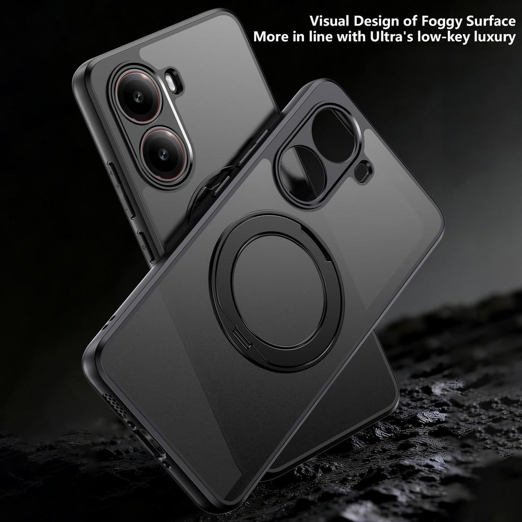 Для Xaiomi POCO X8 Pro Max Чехол Жесткий С Кольцом-Подставкой Магнитный MagSafe Защитная Задняя Крышка Чехол Для POCO X8 X7 Pro Корпус Телефона